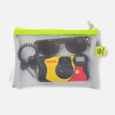 Small Mesh Pocket, Lime