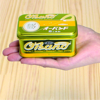 Tin of Rainbow Rubber Bands