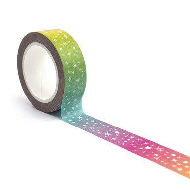 Rainbow Stardust Washi Tape