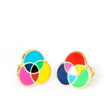 RGB + CMYK Earrings