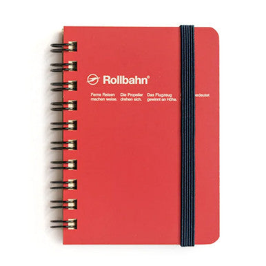 Rollbahn Mini Memo Notebook, Red