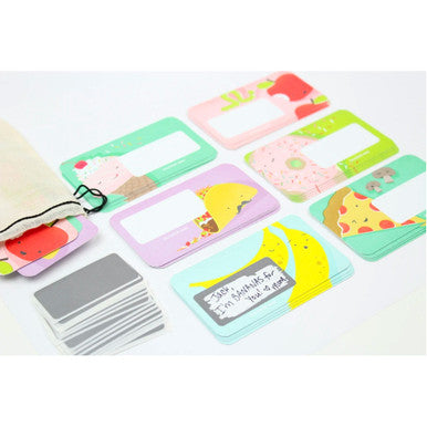 Scratch-off Lunchbox Notes, Foods