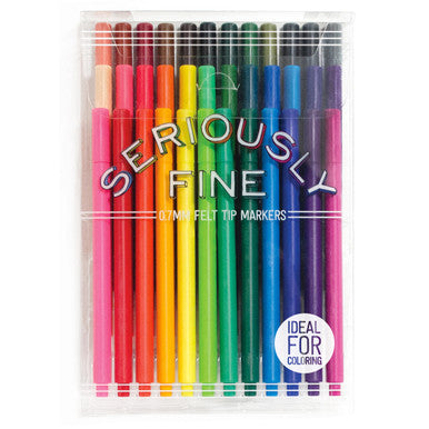 Seriously Fine Felt Tip Marker Set