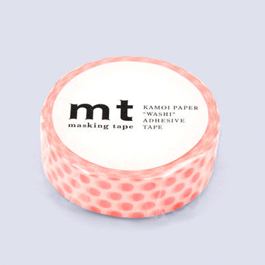 Shocking Red Dot Washi Tape