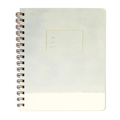 Shorthand Notebook, Grey Watercolor, Lined