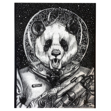 Space Panda Sticker