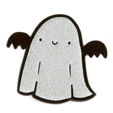 Sparkle Ghost Enamel Pin