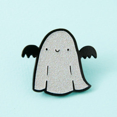 Sparkle Ghost Enamel Pin