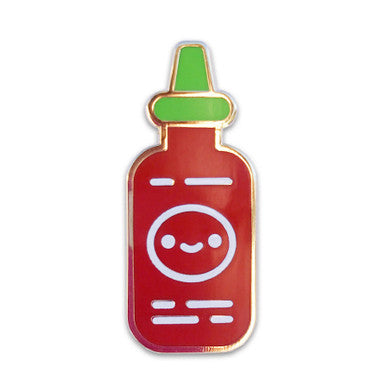 Sriracha Friend Enamel Pin