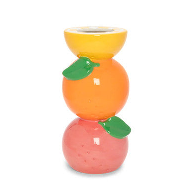 Stacked Citrus Vase