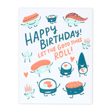 Sushi Roll Card