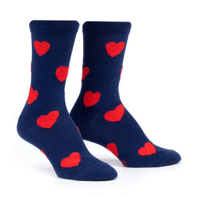 Sweet Hearts Fuzzy Socks