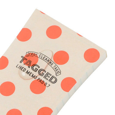 Tagged Life Gear Lined Memo Pad, Dotted
