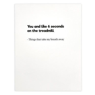 Things That Take My Breath Away Card