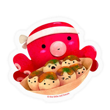 Octo with Takoyaki Kids Sticker