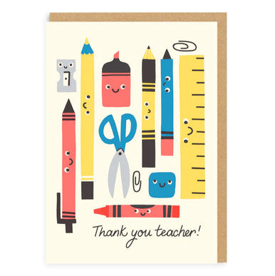 Thank You Teacher Card