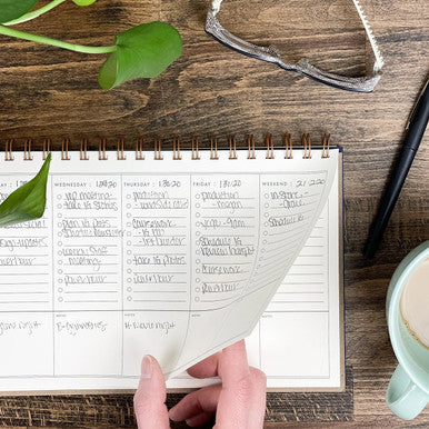 To Do Desk Planner, Deep Blue