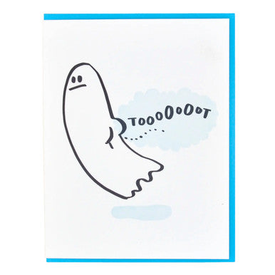 Tootin' Ghost Card