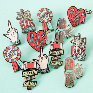 Murderino Ribbon Enamel Pin