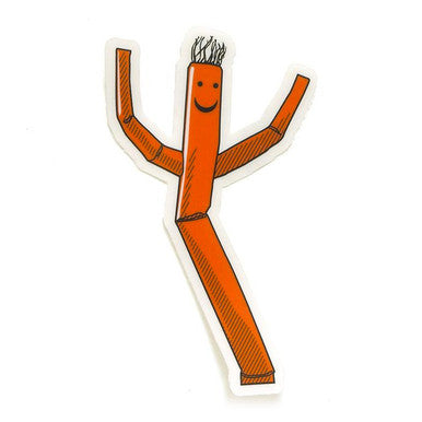 Wacky Waving Man Sticker