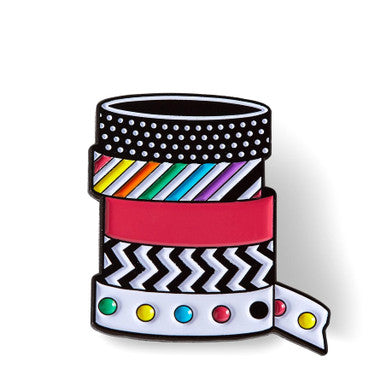 Washi Tape Enamel Pin