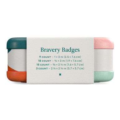Bravery Badges, Assorted Block Geo