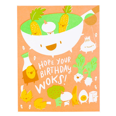 Wokkin' Birthday Card