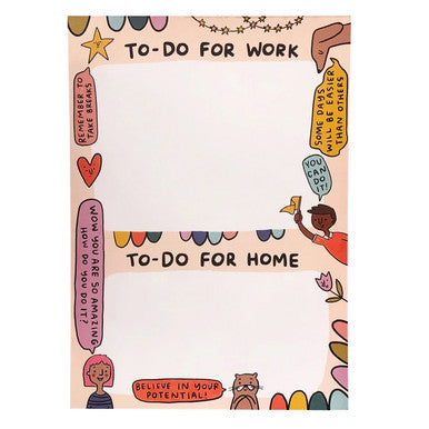 Work/Home To Do Notepad