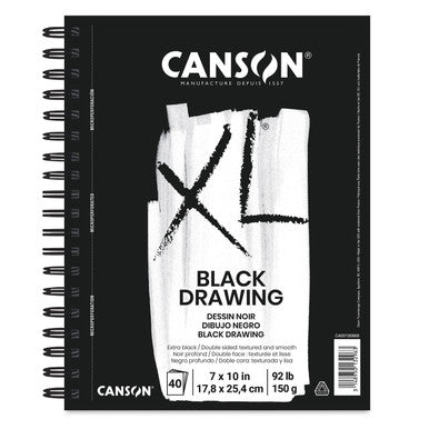 XL Black Drawing Pad, 10" x 7"